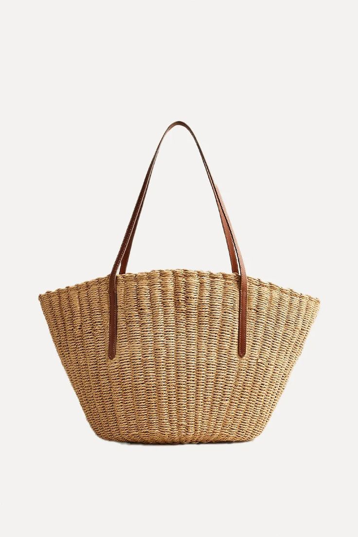 Woven Straw Tote